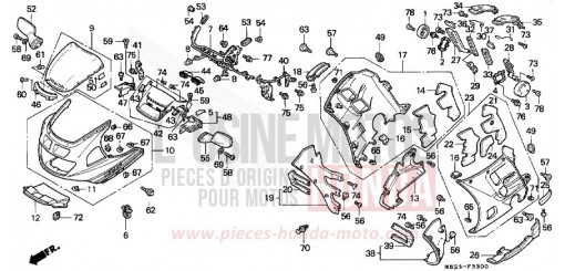 CAPOT CBR1000FL de 1990